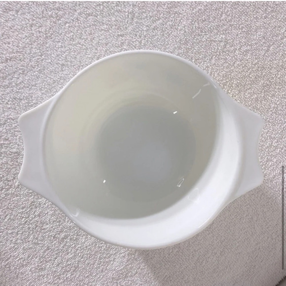 Vintage England Pyrex Blue Iris Casserole Dishes X2 W One Lid - Picture 6 of 16